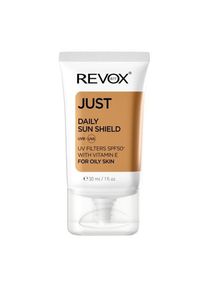 ReVox Ingrijire Ten B77 Just Daily Sun Shield SPF 50+ For Oily Skin Protectie Solara 30 ml