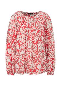 comma, COMMA Dames Blouse crème / rood / wit XXS-XS
