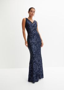 Abito a sirena con paillettes, Blu, Taglia 46/48 (M), bonprix