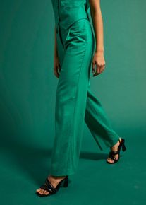 Pantaloni, Verde, Taglia 48, bonprix