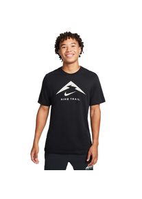 Nike Herren Dri-FIT Trail Shirt schwarz