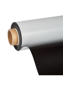Feuille magnétique, imprimable, blanche 1.6 mm | 1070 mm | 10 m, ferrite|PVC