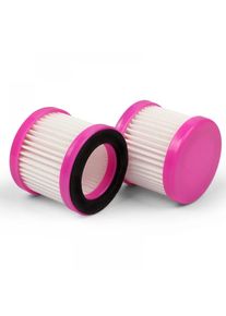 Ahlsen - Accessoires pour aspirateur élément filtrant D-607/602/602A/608 élément filtrant Hypa, 2 pièces, rose - Pink