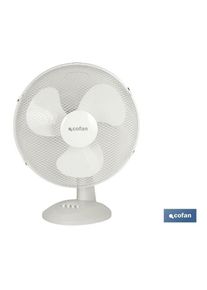 Cofan - Ventilateur modèle Solano blanc à 3 vitesses