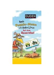 DUDEN Mein Puzzlememo Mit Rabe Linus - Auf Dem Bauernhof (Kinderspiel)