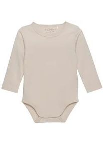 FIXONI® - Langarm-Body Solid Cotton In Oatmeal Gr.86