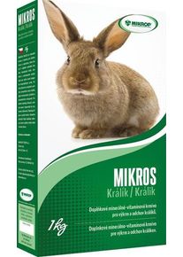 MIKROS minerálno – vitamínové krmivo pre králiky 1kg