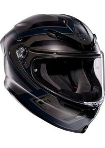 AGV K6 S Enhance, casco integrale , colore: Opaco Grigio/Nero/Giallo Fluo , dimensione: S