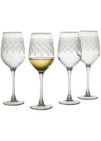 Creatable Gläserset , Transparent , Glas , 4-teilig , 19x28x24 cm , Gläser, Gläsersets