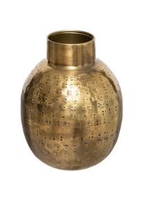Vase Oasis - métal martelé - doré H15 cm Atmosphera créateur d'intérieur - Modèle 2