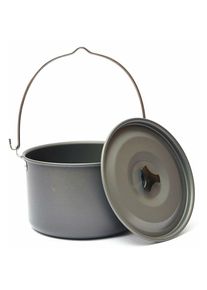 En alliage d'aluminium Camping pique-nique suspendu Pot grande capacité vaisselle d'extérieur ustensiles de cuisine randonnée casseroles pour feu de