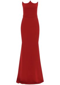 ALEXANDER MCQUEEN Peak corset evening dress