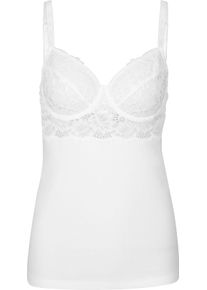 Nina von C. Damer BH-linne med smala dekoraxelband vit Gr&ouml;&szlig;e 80B