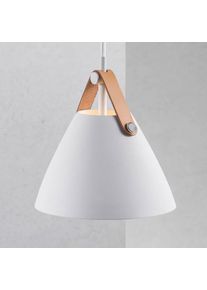 DFTP by Nordlux Strap hanging light, 16.5 cm diameter, white