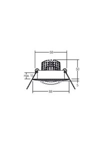 Brumberg BB13 Einbau dim2warm RC-dim weiß glanz