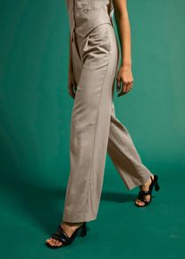 Broek - beige - maat 48 - bonprix