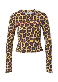 KENDALL + KYLIE Koszulka dla kobiet brązowy / żółty / czerwony / czarny Rozmiar XS