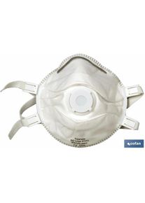 Masques FFP3 (d) Non réutilisable Avec valve d'expiration Efficacité de filtration supérieure à 94% Pack de 5 unités