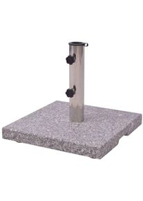 vidaXL - Socle de parasol en granite 20 kg