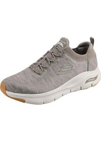 Skechers Heren Sneakers laag taupe / wit 47.5