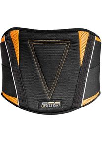 GMS-Moto Racing, kidney belt , color: Black/Orange , size: L