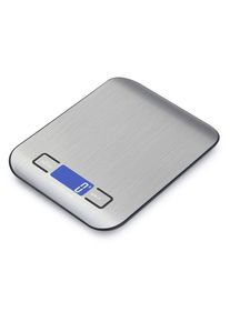Balance de cuisine numérique, balance de cuisson électronique en acier inoxydable de 5 kg, balance pour aliments ultra-mince élégante.