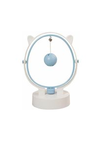 Ensoleille - Jouet interactif pour chat d'intérieur balançoire cinétique automatique plume de jouet électronique pour chat (bleu)