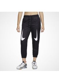Nike Women's Woven Mid-Rise Pants (black / white) - XL