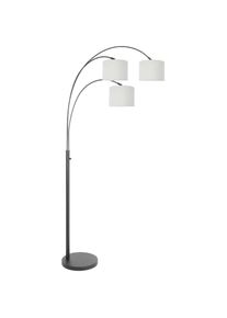 Steinhauer - lampadaire Sparkled light - noir - poussière - 3825ZW - Noir