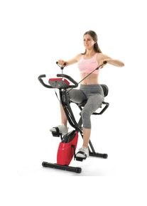 X-Bike, vélo de fitness pliable magnétique, vélo d'exercice pour entraînement cardio, cyclisme en salle avec ordinateur d'entraînement et bandes