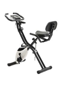 X-Bike, vélo de fitness pliable magnétique, vélo d'exercice pour entraînement cardio, cyclisme en salle avec ordinateur d'entraînement et bandes