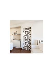 Sticker Autocollant Vitrail Porte Wall Sweet Home, 204 cm x 83 cm - Déco Intérieure Blanc - Blanc