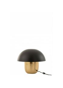 Jolipa - Lampe champignon en métal noir 40x40x35 cm - Noir