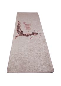 Wellhome - Tapis de yoga rose 60x200cm - 100% polyester - Multicolore