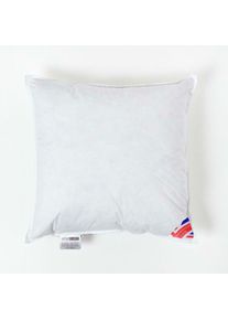 Homescapes - Coussin de garnissage Duvet de Canard, 45 x 45 cm - Blanc