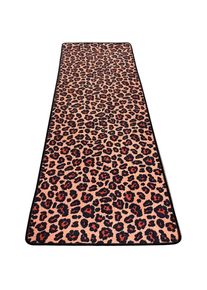 Wellhome - Tapis de yoga léopard antibactérien 60x200cm - 100% polyester - Multicolore