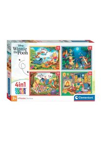 Clementoni Jigsaw Puzzle Color Disney Winnie the Pooh 4in1 Boden