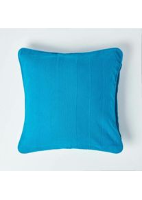Homescapes - Housse de coussin en coton - Rajput - Turquoise - 60 x 60 cm - Turquoise