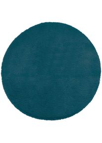 Atmosphera - Tapis fausse fourrure extra doux ca 80 cm - Bleu
