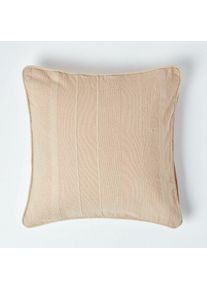 Homescapes - Housse de coussin en coton - Rajput - Beige - 60 x 60 cm - Beige