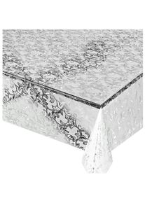 Emmevi Mv S.p.a. - Nappe Transparente Moderne AntiTaches Plastifié Couverture de Table en Pvc Brillant Dis.19 - 140x540 cm