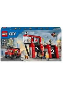 Lego® City 60414 Feuerwehrstation Mit Drehleiterfahrzeug