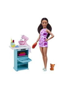 Barbie Doll and Kitchen Playset 30cm