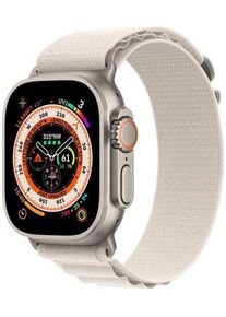 Apple Watch Ultra (2022) | 49 mm | GPS + Cellular | silber | Alpine Loop Polarstern Medium