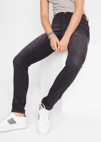 bonprix Dżinsy Slim Fit high waist, shape czarny 36
