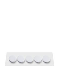 100 Stuks - CD-foamrondjes, wit