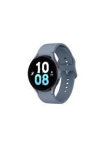 Smartwatch Samsung Galaxy Watch 5 SM-R910, Procesor Exynos W920, ecran 1.4inch, 1.5GB RAM, 16GB Flash, Bluetooth 5.2, Carcasa Aluminiu, 44mm, Bratara silicon, Waterproof 5ATM (Albastru)