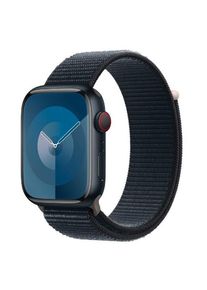 Smartwatch Apple Watch 9 GPS + Cellular, 45mm Midnight Aluminium Case, Midnight Sport Loop