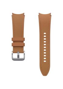 Curea smartwatch Samsung Hybrid Eco-Leather Band pentru Galaxy Watch6, (S/M), Maro