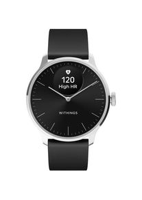 Smartwatch Withings Scanwatch Light, 37mm, Ecran OLED Grayscale, Gorilla Glass, Bluetooth, Ritm Cardiac, Monitorizare somn, Tracker Fitness (Negru)
